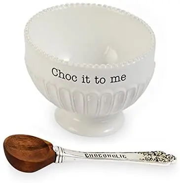 Choc It To Me Candy Dish – Mud Pie Chocolate-Themed Ceramic Dish 1