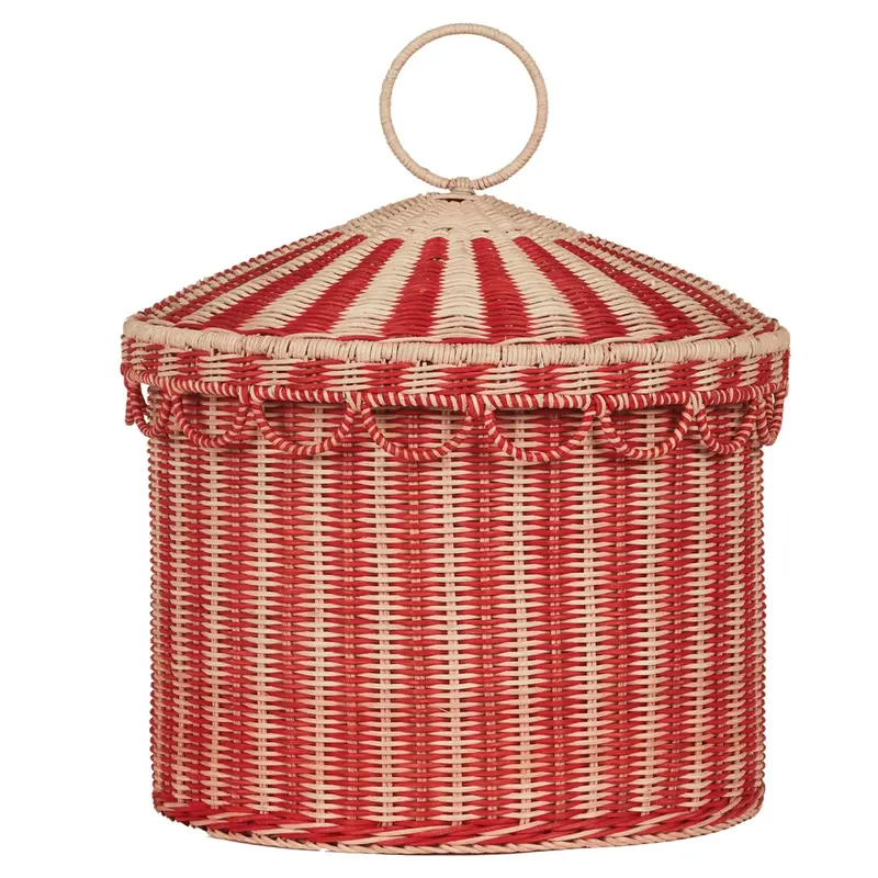 Circus Tent-Shaped Toy Storage Basket 1