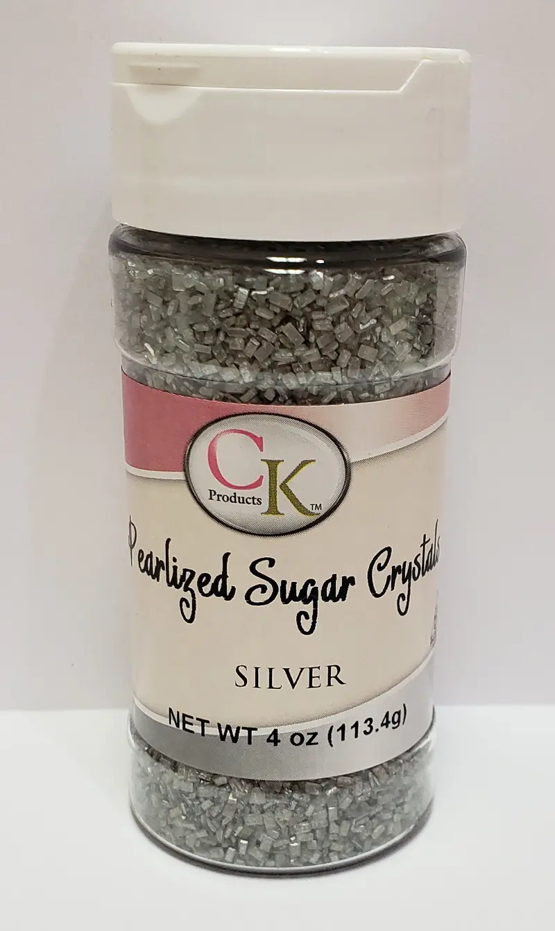 Ckp Metallic Silver Pearlized Sugar Crystals 1