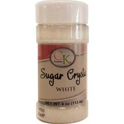 Ckp Pure White Sugar Crystals For Crunchy Dessert Topping 1