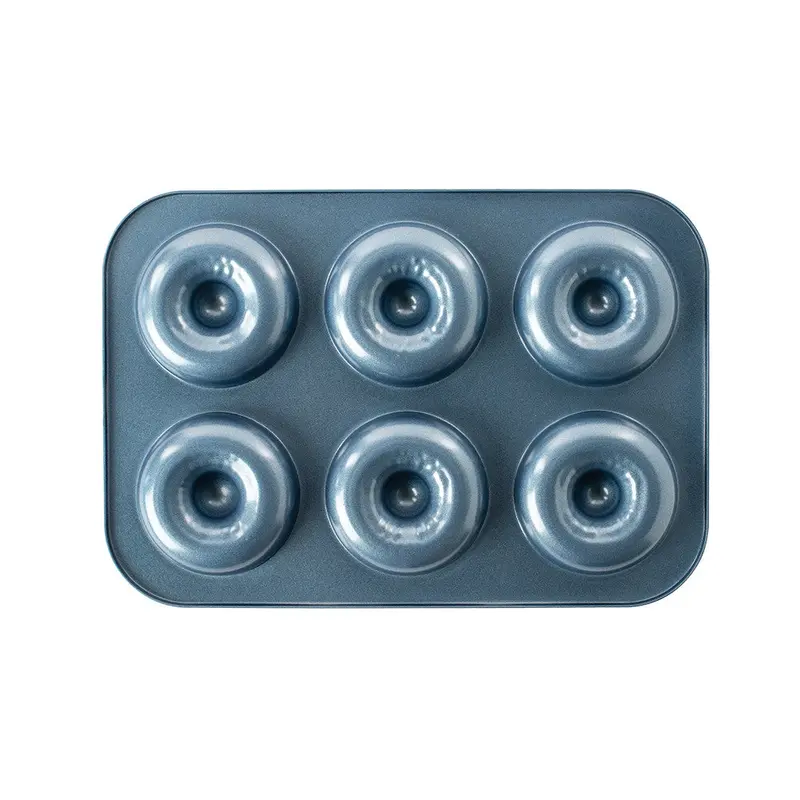 Classic Blue Nordic Ware Donut Pan – Nonstick Baking Mold 1