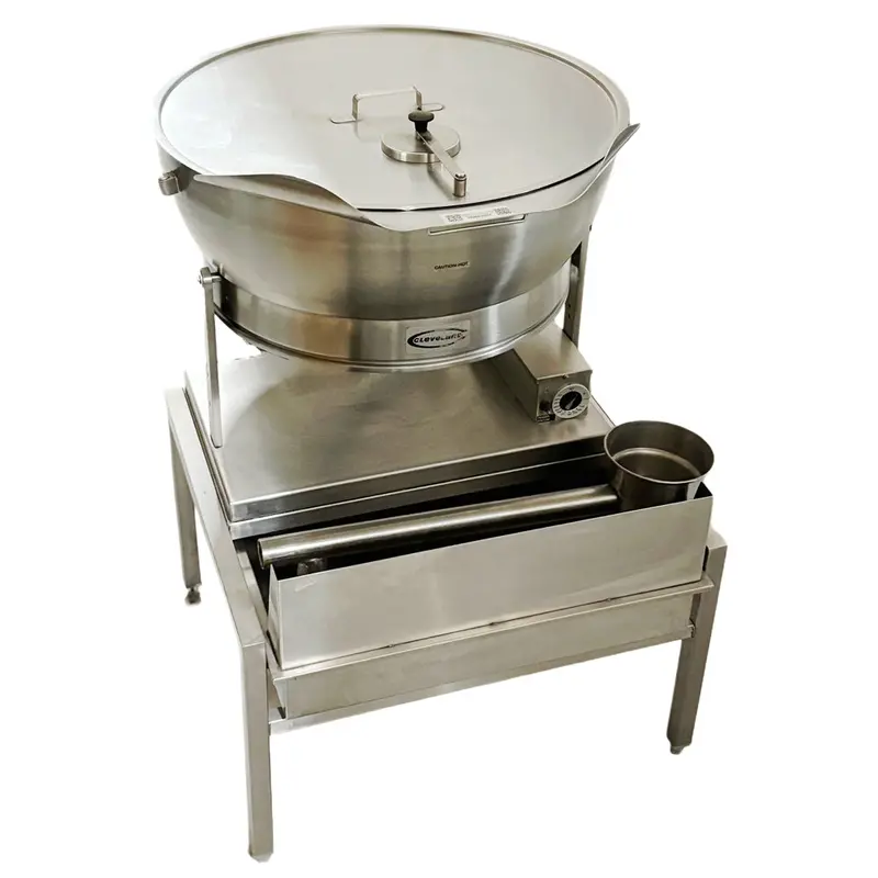 Cleveland Set-15 15-Gallon Electric Tilting Skillet With Manual Tilt Mechanism (Used – For02051) 1