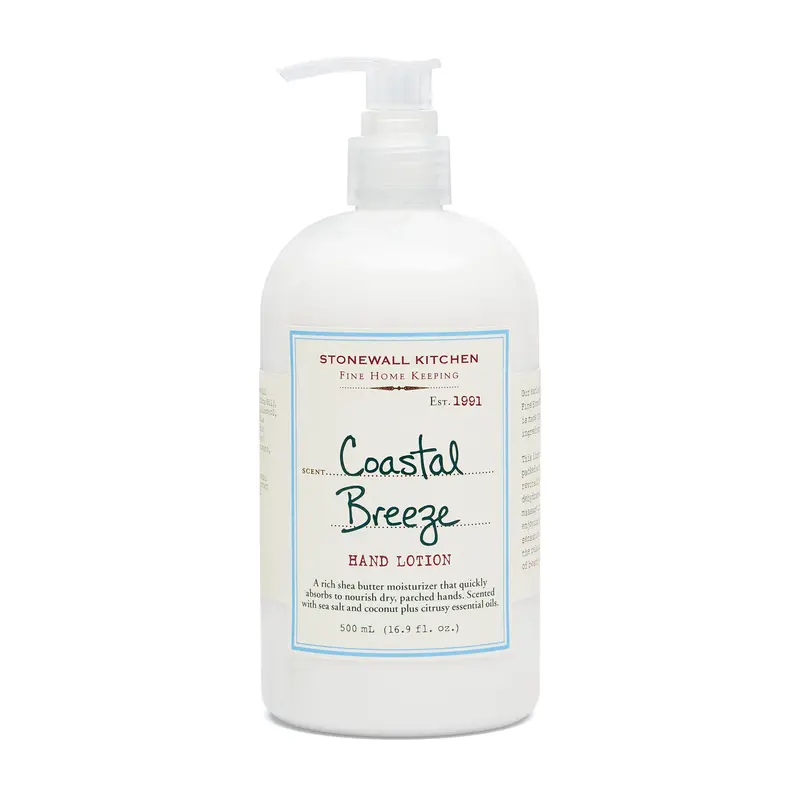 Coastal Breeze Hand Lotion – Hydrating Fragranced Moisturizer By Stonewall Kitchen 1