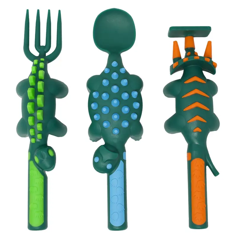 Constructive Eating Dino Adventure Kids' Utensil Set 1