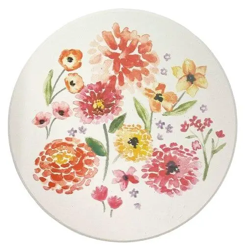 Cottage Floral Absorbent Coaster – Now Design 1