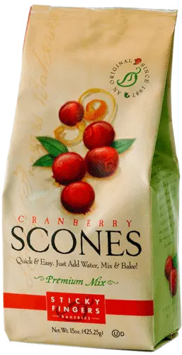 Cranberry Scone Mix By Sticky Fingers Bakery 1