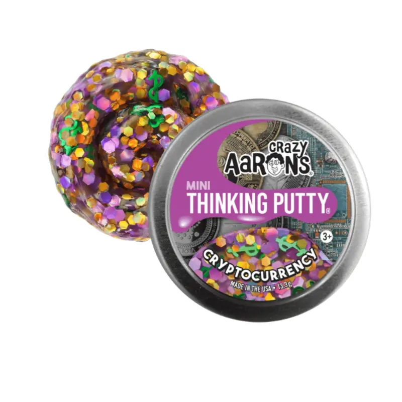Cryptocurrency Mini Thinking Putty – Digital-Themed Stretch Putty 1