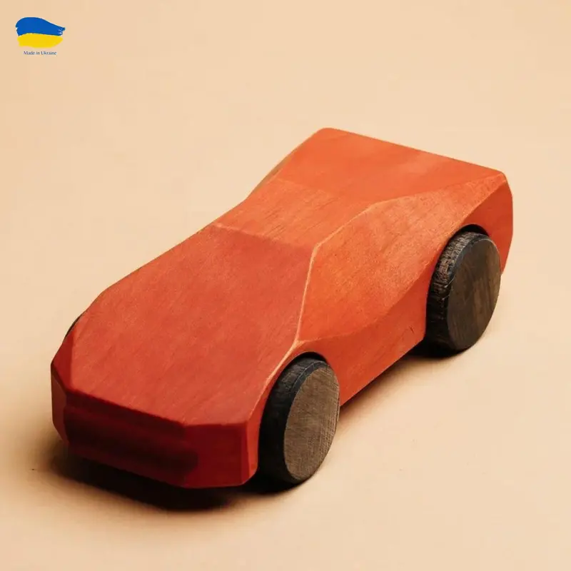 Cyber-Inspired Wooden Toy Car 1