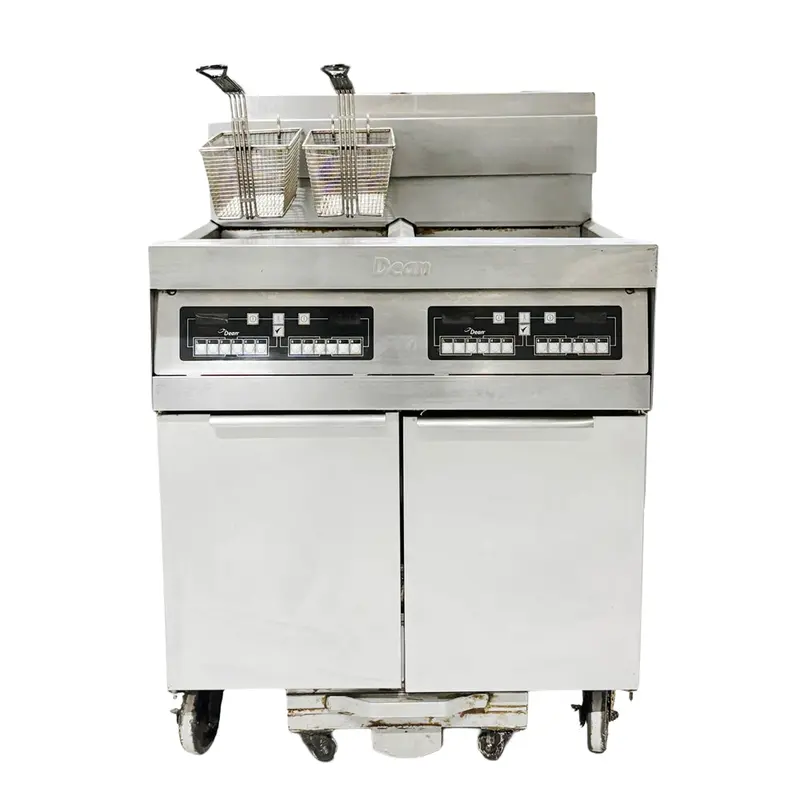Dean For02294 Dual-Tank Natural Gas Fryer – 120,000 Btu Output 1