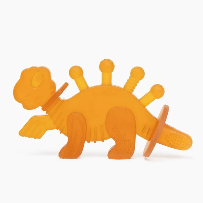 Dibly Natural Rubber And Baltic Amber Teething Ring 1