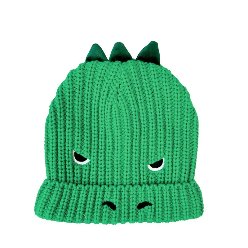 Dinosaur Knit Hat – T-Rex Design For Toddler Style 1