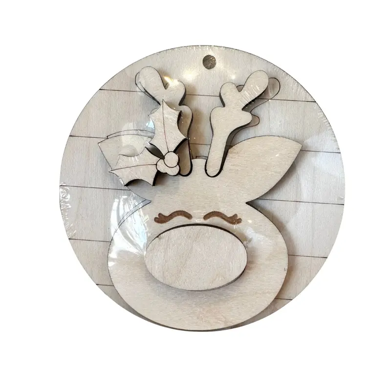 Diy Reindeer Holiday Ornament Craft Kit 1