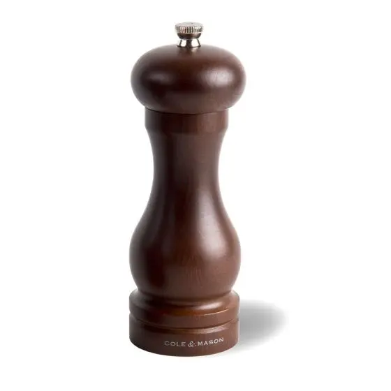 Dkb Cole & Mason Forest Capstan Pepper Mill – Wooden Handle Design 1