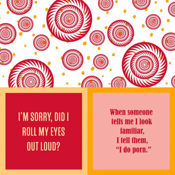 Dom Eye Roll Napkin – Playful Sarcasm Design 1