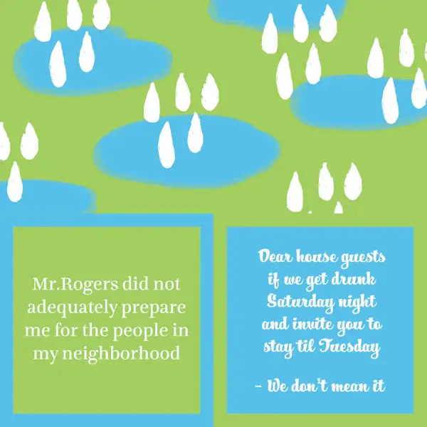 Dom Mr. Rogers Napkins – Nostalgic, Kind-Hearted House Guest Set 1