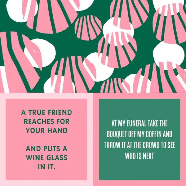 Dom True Friend Funeral Napkins – Dry-Wit, Sentimental Occasion Napkins 1