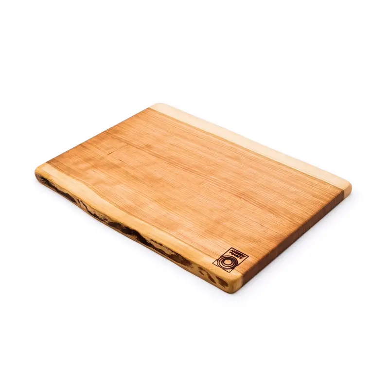 Double-Sided Live Edge Cherry Wood Cutting Board 1