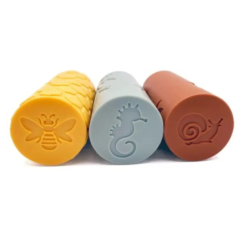 Eco-Dough Silicone Rolling Pin For Playdough 1