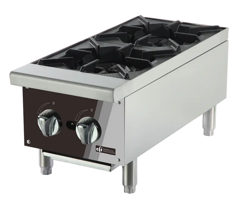 Efi 12-Inch Natural Gas Hot Plate – Single-Burner Commercial Unit (Rcthp-12-2-N) 1