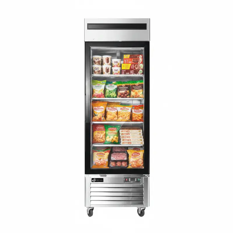 Efi 27" Bottom-Mount Glass-Door Ice Cream Freezer – 19.1 Cu. Ft., Fi1-27Gdsvc 1