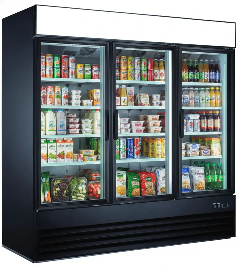 Efi C3-78Gdvcx 78-Inch Triple-Glass-Door Display Cooler – 53 Cu. Ft. Capacity 1