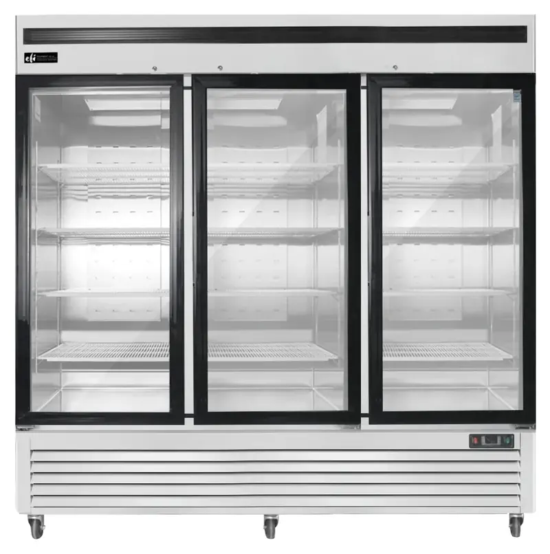 Efi C3-82Gdsvc 82-Inch Bottom-Mount Glass Refrigerated Merchandiser – 77.1 Cu Ft 1