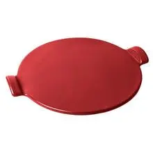 Emile Henry 10-Inch Round Burgundy Pizza Baking Stone 1