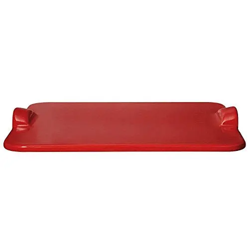 Emile Henry 18" X 14" Burgundy Baking Stone For Large Pizzas & Breads 1