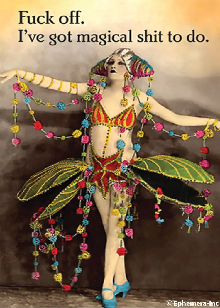 Ephemera 'F*Ck Off — I'Ve Got Magical Sh*T To Do' Refrigerator Magnet 1