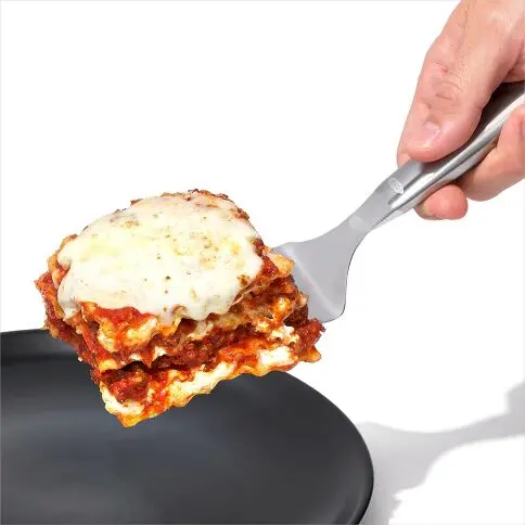 Ergonomic Lasagna Serving Turner – Oxo Steel 1