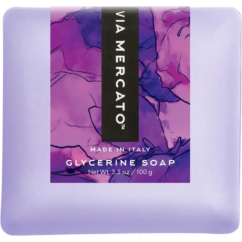 Es Via Mercato Bella Glycerin Soap: Black Currant & Orange Blossom 1
