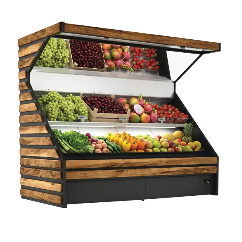 Eurocold 148-Inch Remote Multideck Open-Front Produce Cooler – Vcrh-125-12 1