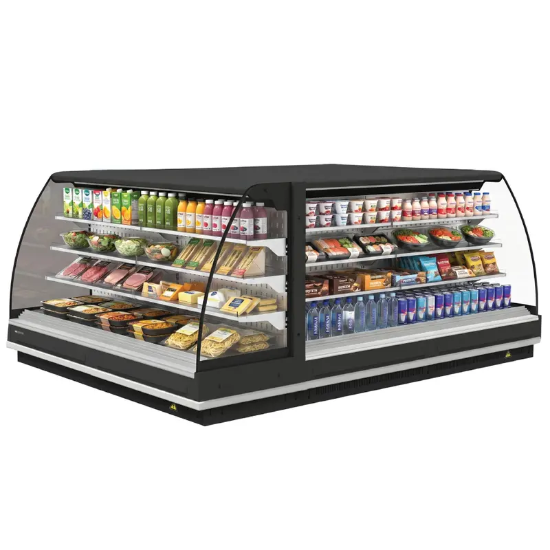 Eurocold 74-Inch Low-Profile Remote Open Merchandiser – Omfl-100-6 1
