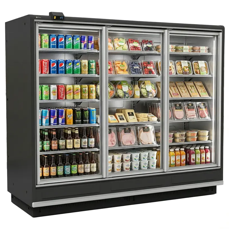 Eurocold 92-Inch Three-Glass-Door Remote Cooler – Gdcdr-90-3D 1