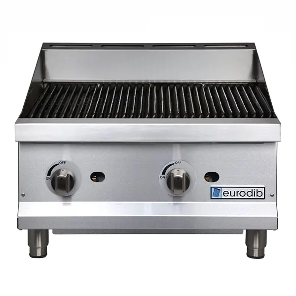 Eurodib Cbr24-P 24-Inch Liquid Propane Countertop Radiant Charbroiler 1