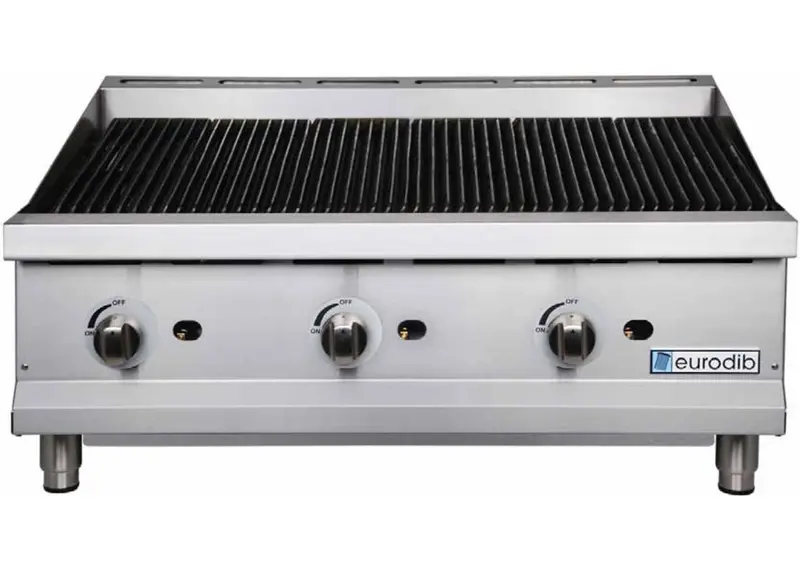 Eurodib Cbr36-P 36-Inch Liquid Propane Countertop Radiant Charbroiler 1