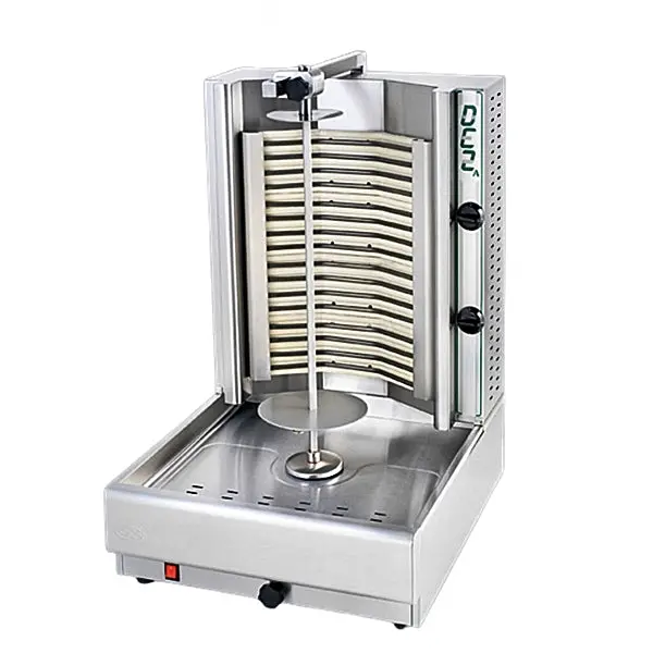 Eurodib De2A 4-Burner Electric Shawarma Grill – Space-Saving Vertical Rotisserie 1