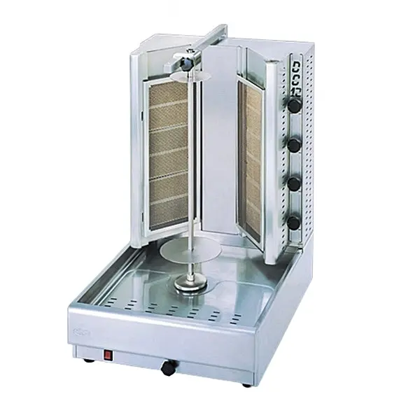 Eurodib Dg12V-N Turbo 6X2-Burner Gas Shawarma Rotisserie System 1