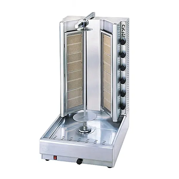 Eurodib Dg18V-N Turbo 9X2-Burner Gas Shawarma Machine 1