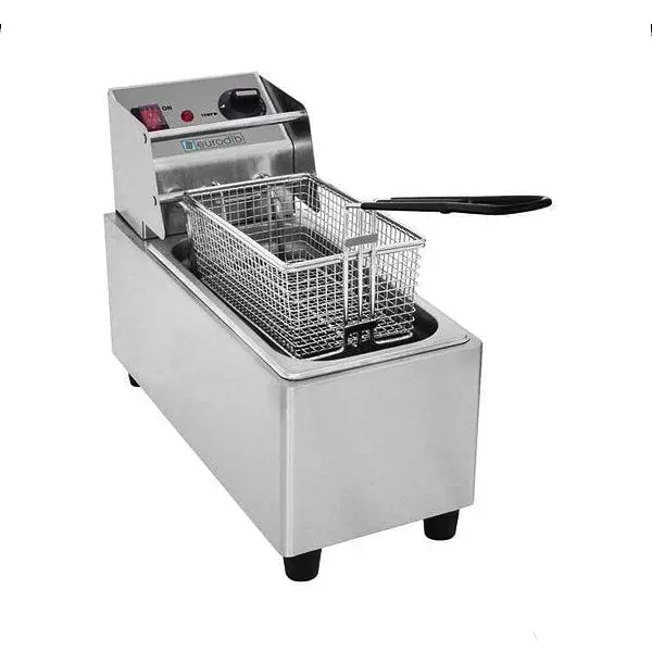 Eurodib Sfe01860 2-Gallon Standard-Voltage Electric Countertop Fryer – Full Basket 1