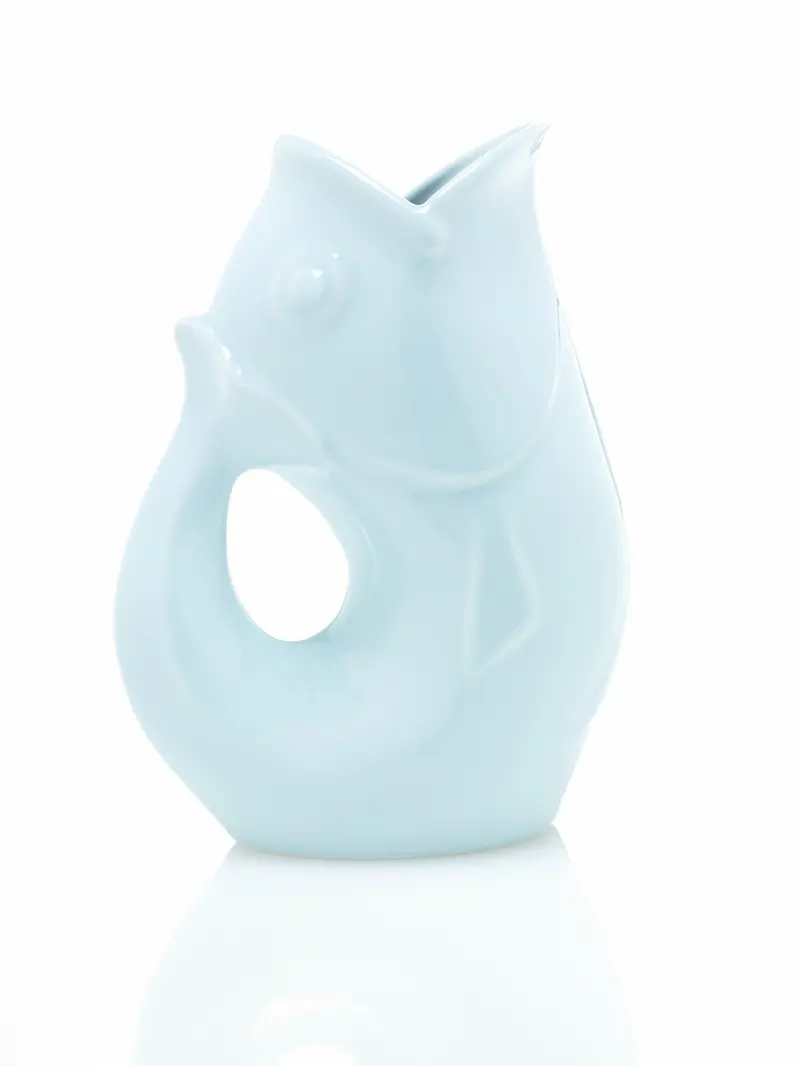 Extra-Small Light Blue Gurgle Pot 1