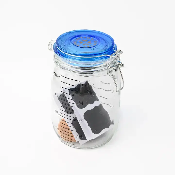 Faire Gentry Glass Sourdough Starter Storage Jar 1