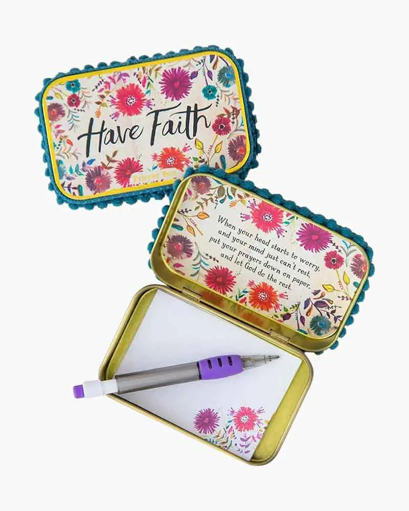 Faith-Themed Wooden Prayer Box 1