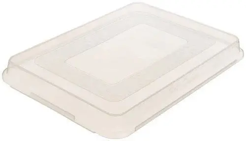 Fat Daddio 18" X 13" Half Sheet Pan Snap-On Plastic Lid 1