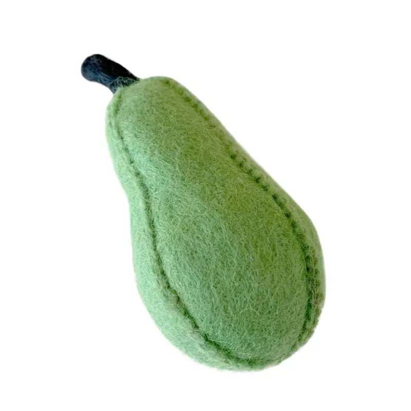 Felt Fruit Toy – Pear-Shaped Sensory Item 1