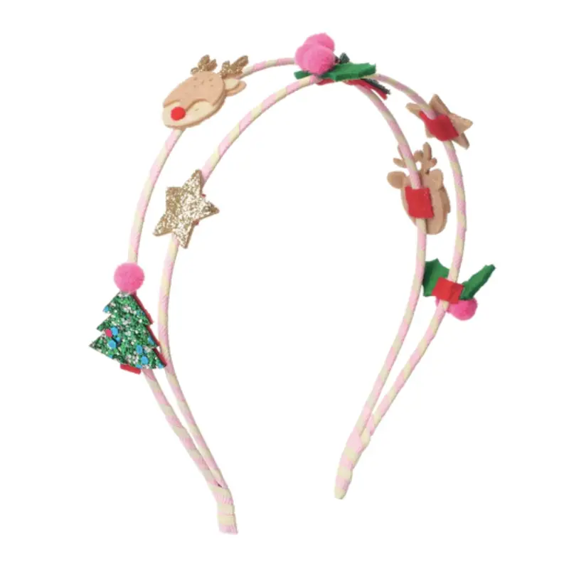 Festive Dual-Style Christmas Headband 1
