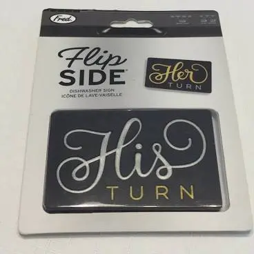 Fred Dishwasher Turn Sign – 'His' Or 'Hers' 1