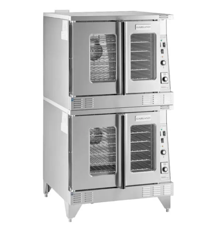 Garland For02421 Used 38-Inch Natural Gas Double-Deck Convection Oven – 60,000 Btu/Hr, Analog Controls 1