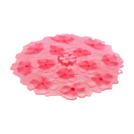 Geranium-Design Silicone Lid – Charles Viancin 11-Inch Flexible Cover 1