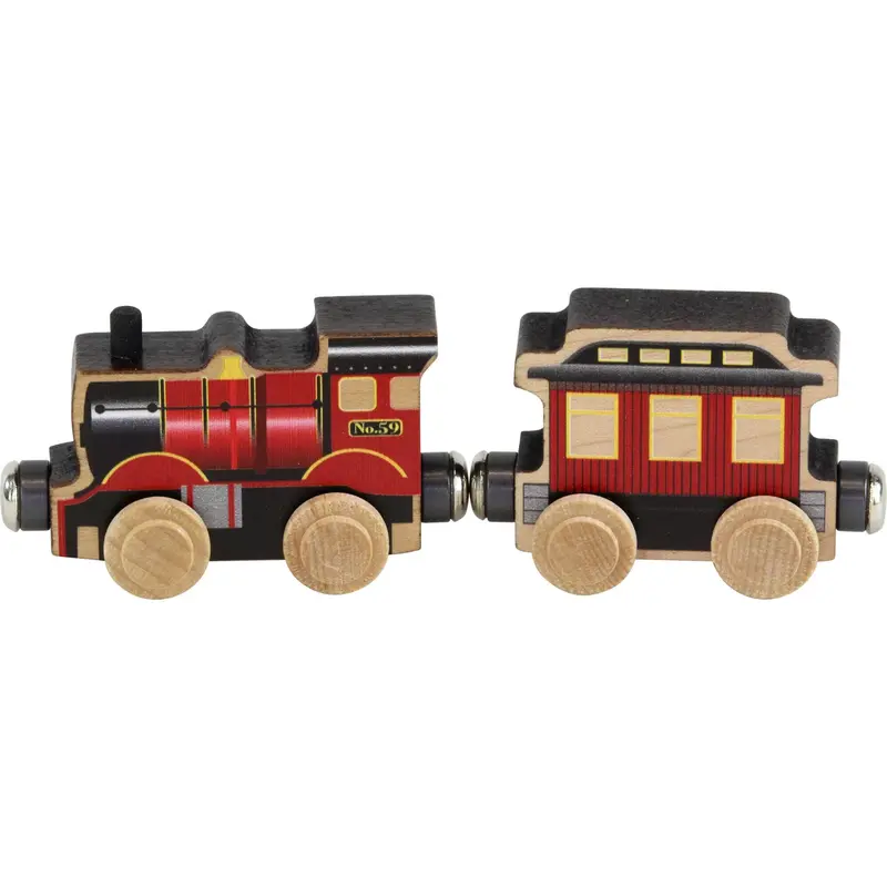 Glenfinnan Steam Engine Model With Passenger Car 1